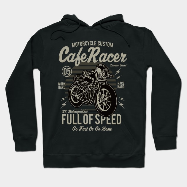 Cafe Racer Hoodie by CRD Branding